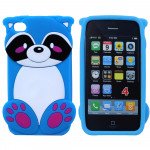 Wholesale iPhone 4 4S 3D Raccoon Case (Blue)